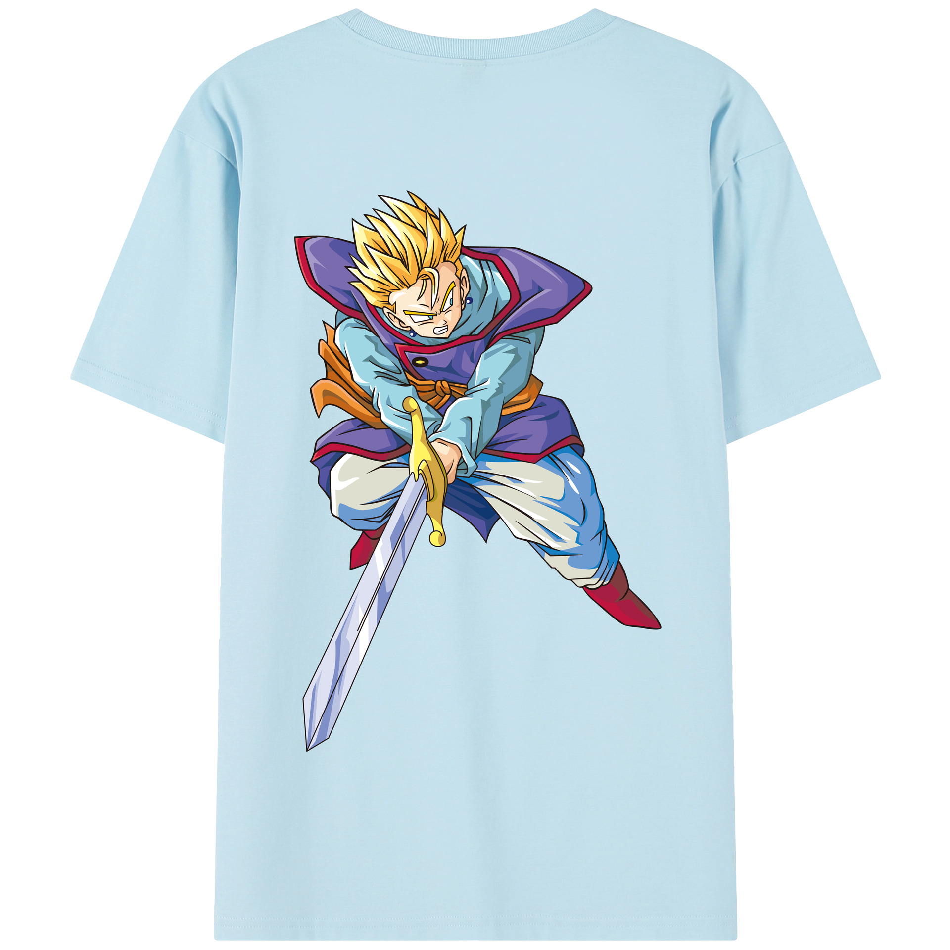 （画像用） ドラゴンボール DRAGON BALL 綿100％半袖Tシャツ（背面プリント）
